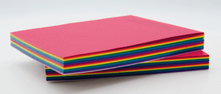 Rainbow Pads 4x5 - 100 sheets per pad